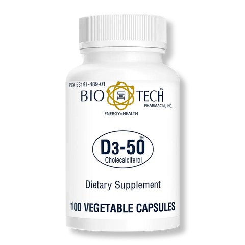 D3-50 50,000 IU Vegetable Caps | Vitamin D3 (Cholecalciferol)